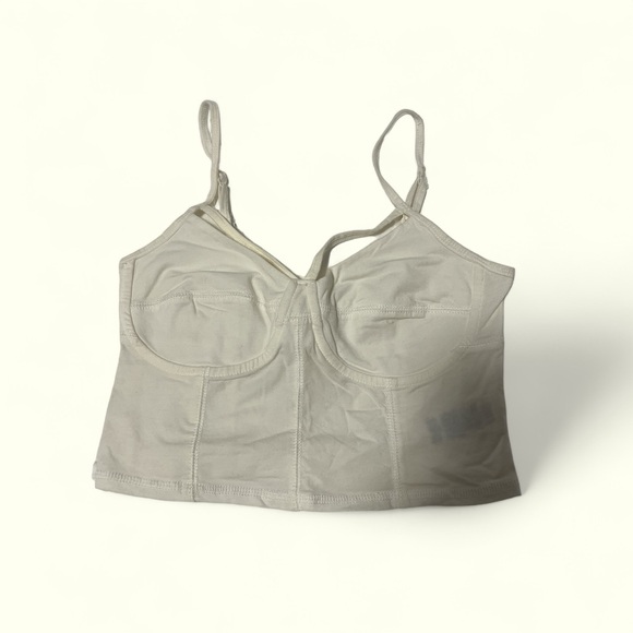 Garage white crop top - Picture 1 of 3